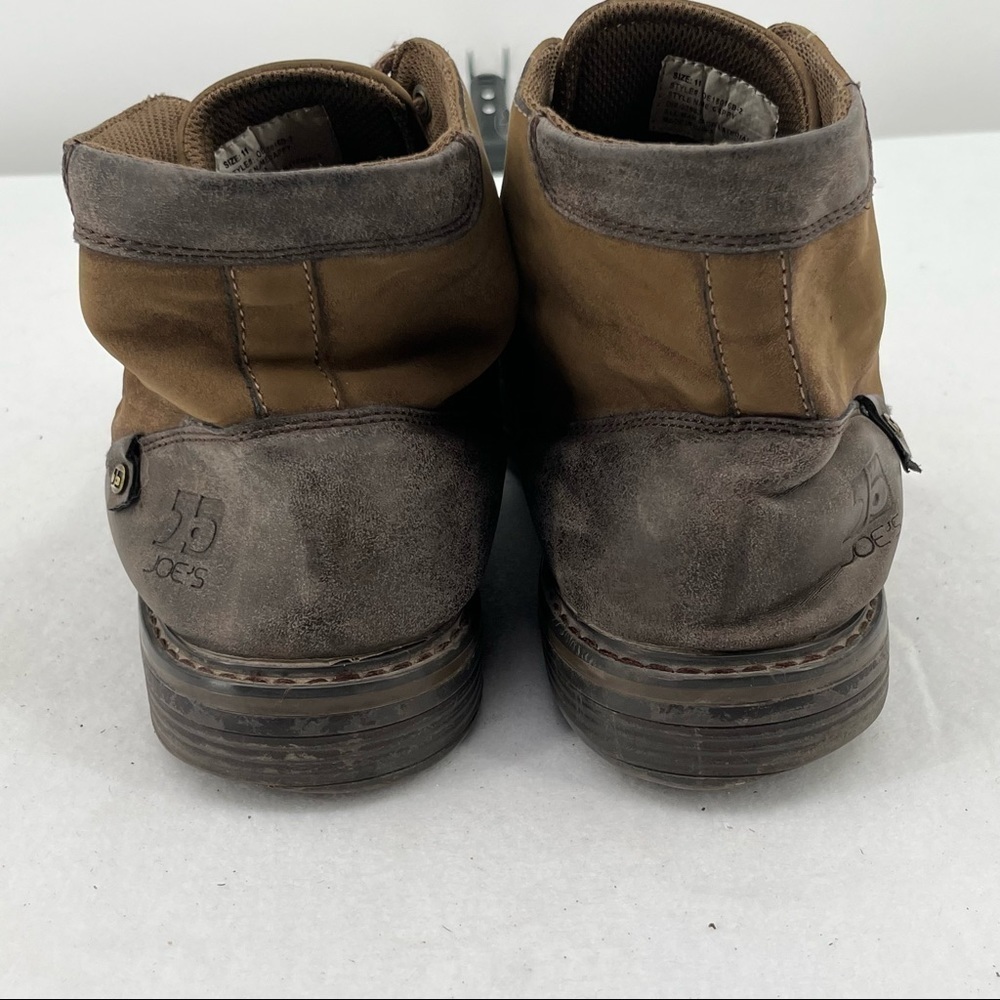 JOE’S Jeans Men’s Brown Leather Cappy Lace up boots size: 11 - Picture 4 of 7